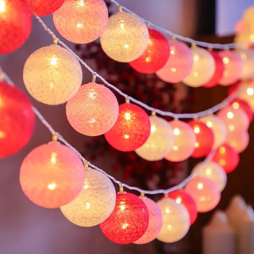 LED Lichterkette Baumwollkugeln,1.5M 10LED Kugeln Lichterkette,Batteriebetrieben,Cotton Ball Lichterketten für Weihnachten Hochzeit Kinderzimmer Party Deko LED Lichterkette Baumwollkugeln,1.5M 10LED Kugeln Lichterkette,Batteriebetrieben,Cotton Ball Lichterketten für Weihnachten Hochzeit Kinderzimmer Party Deko von YeahBoom