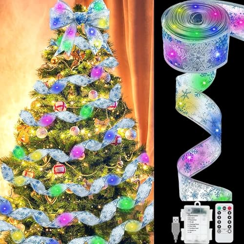 YeahBoom 10m Weihnachtsband Lichter,100 LED Band Weihnachtsbeleuchtung,Bänder Lichterketten,Batteriebetriebene Weihnachtslichterkette für Party,Hochzeiten,Innen und Außenbereich Weihnachtsdekoration YeahBoom 10m Weihnachtsband Lichter,100 LED Band Weihnachtsbeleuchtung,Bänder Lichterketten,Batteriebetriebene Weihnachtslichterkette für Party,Hochzeiten,Innen und Außenbereich Weihnachtsdekoration von YeahBoom