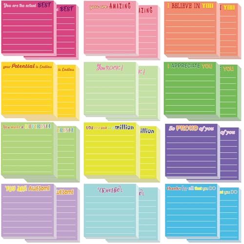 YeahBoom 24 Pack Haftnotizen,720 Blätter Haftnotizblock,Selbstklebende Klebezettel,Bunt Linierte Sticky Notes,Haftnotizen Notizzettel,Tagesliste Notizblock für Büro Zuhause Schule YeahBoom 24 Pack Haftnotizen,720 Blätter Haftnotizblock,Selbstklebende Klebezettel,Bunt Linierte Sticky Notes,Haftnotizen Notizzettel,Tagesliste Notizblock für Büro Zuhause Schule von YeahBoom