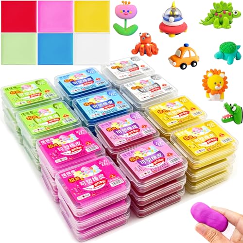 YeahBoom 36 Stück Knetradiergummis,Weich Knetbar Radiergummis,Knetradiergummi Art Eraser,Skizze Kitt Gummi mit Kunststoffgehäuse,Knetgummi Radiergummi für Bunte Zeichnung Malerei Schulbedarf YeahBoom 36 Stück Knetradiergummis,Weich Knetbar Radiergummis,Knetradiergummi Art Eraser,Skizze Kitt Gummi mit Kunststoffgehäuse,Knetgummi Radiergummi für Bunte Zeichnung Malerei Schulbedarf von YeahBoom