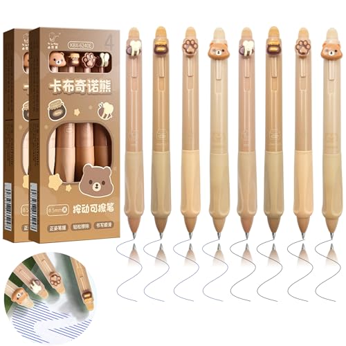 YeahBoom 8 Stück Radierbarer Kugelschreiber,Tintenroller Radierbar,Radierbare Stifte mit Tierkopf,0.5mm Erasable Pen Set,Radierstift,Radierbarer Tintenroller für Studenten Geschenk, Schul Bürobedarf YeahBoom 8 Stück Radierbarer Kugelschreiber,Tintenroller Radierbar,Radierbare Stifte mit Tierkopf,0.5mm Erasable Pen Set,Radierstift,Radierbarer Tintenroller für Studenten Geschenk, Schul Bürobedarf von YeahBoom