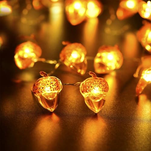 YeahBoom Eicheln Lichterkette Herbst,2M 20 LED Eicheln Deko Lichterketten,Thanksgiving Lichterketten,Herbst Eichel Dekoratives Licht für Herbst,Thanksgiving,Halloween YeahBoom Eicheln Lichterkette Herbst,2M 20 LED Eicheln Deko Lichterketten,Thanksgiving Lichterketten,Herbst Eichel Dekoratives Licht für Herbst,Thanksgiving,Halloween von YeahBoom
