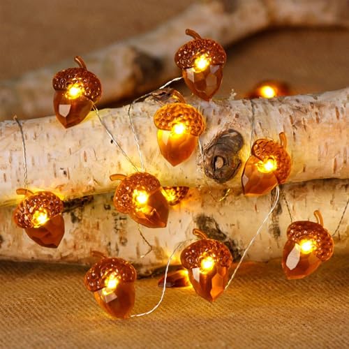 YeahBoom Eicheln Lichterkette Herbst,2M 20 LED Eicheln Deko Lichterketten,Thanksgiving Lichterketten,Herbst Eichel Dekoratives Licht für Herbst,Thanksgiving,Halloween YeahBoom Eicheln Lichterkette Herbst,2M 20 LED Eicheln Deko Lichterketten,Thanksgiving Lichterketten,Herbst Eichel Dekoratives Licht für Herbst,Thanksgiving,Halloween von YeahBoom