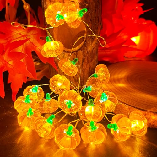 YeahBoom Kürbis Lichterkette Batterie,300CM 20 LED Kürbis Herbst Deko Dekoration Innen,Kürbisse Herbst Lichterketten,Mini Lichterkette Innen,Erntedankfest Herbstdeko,Herbstdekorationen Halloween YeahBoom Kürbis Lichterkette Batterie,300CM 20 LED Kürbis Herbst Deko Dekoration Innen,Kürbisse Herbst Lichterketten,Mini Lichterkette Innen,Erntedankfest Herbstdeko,Herbstdekorationen Halloween von YeahBoom