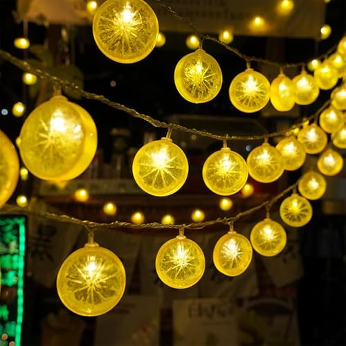 YeahBoom Lichterkette Zitronen,1.5M 10LED Limetten Lichterkette,Batteriebetrieben,Dekoratives Licht für Terrasse,Batteriebetrieben für Karneval,Halloween,Außen & Innen,Deko Wohnzimmer,Schlafzimmer YeahBoom Lichterkette Zitronen,1.5M 10LED Limetten Lichterkette,Batteriebetrieben,Dekoratives Licht für Terrasse,Batteriebetrieben für Karneval,Halloween,Außen & Innen,Deko Wohnzimmer,Schlafzimmer von YeahBoom