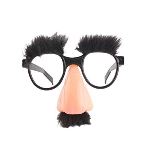 YeahiBaby Disguise Gläser Lustige Brillen mit Große Nase Augenbraue Schnurrbart Prank Tool Party Favor YeahiBaby Disguise Gläser Lustige Brillen mit Große Nase Augenbraue Schnurrbart Prank Tool Party Favor von YeahiBaby