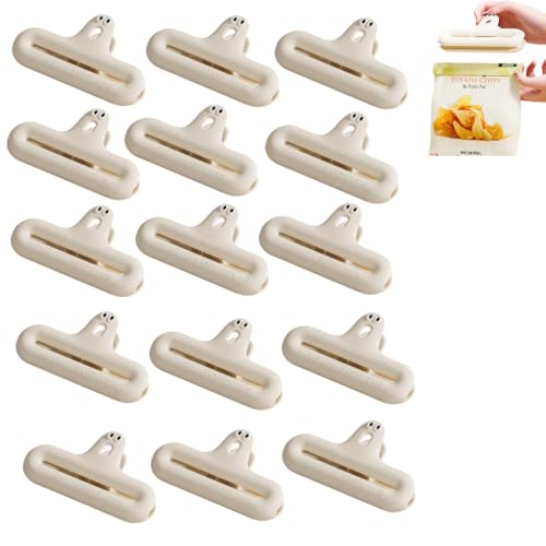 15 weiße Lebensmittelbeutel-Clips, Lebensmittelaufbewahrung, Lebensmittel-Clips zum Frischhalten von Lebensmitteln, Beutelklammern für Gefrierbeutel und Tierfutter-Aufbewahrungsbeutel. 15 weiße Lebensmittelbeutel-Clips, Lebensmittelaufbewahrung, Lebensmittel-Clips zum Frischhalten von Lebensmitteln, Beutelklammern für Gefrierbeutel und Tierfutter-Aufbewahrungsbeutel. von Yeandshi