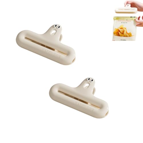 2 weiße Lebensmittelbeutel-Clips, Lebensmittelaufbewahrung, Lebensmittel-Clips zum Frischhalten von Lebensmitteln, Beutelklammern für Gefrierbeutel und Haustierfutter-Aufbewahrungsbeutel. 2 weiße Lebensmittelbeutel-Clips, Lebensmittelaufbewahrung, Lebensmittel-Clips zum Frischhalten von Lebensmitteln, Beutelklammern für Gefrierbeutel und Haustierfutter-Aufbewahrungsbeutel. von Yeandshi