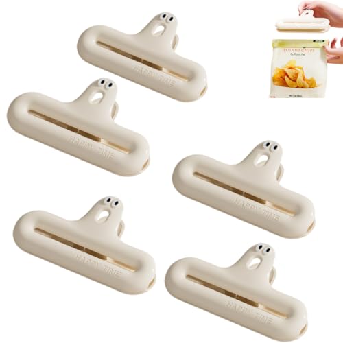 5 weiße Lebensmittelbeutel-Clips, Lebensmittelaufbewahrung, Lebensmittel-Clips zum Frischhalten von Lebensmitteln, Beutelklammern für Gefrierbeutel und Haustierfutter-Aufbewahrungsbeutel. 5 weiße Lebensmittelbeutel-Clips, Lebensmittelaufbewahrung, Lebensmittel-Clips zum Frischhalten von Lebensmitteln, Beutelklammern für Gefrierbeutel und Haustierfutter-Aufbewahrungsbeutel. von Yeandshi