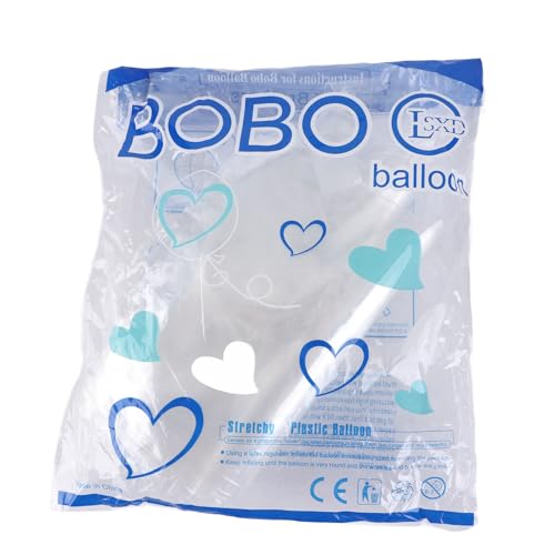 10pcs Boboballons, 30 Zoll Transparente Luftballons Weit Mund Wiederverwendbarer Partyballons mit Snack Blumenplüschspielzeug für Geburtstagsfeierndekorationen 10pcs Boboballons, 30 Zoll Transparente Luftballons Weit Mund Wiederverwendbarer Partyballons mit Snack Blumenplüschspielzeug für Geburtstagsfeierndekorationen von Yechiry