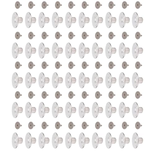 50 Sets 17mm Metallhosenknöpfe, Verstellbare Edelstahl -Vintage -abnehmbare Gewinde Nieten, Keine Nägelwäsche, für DIY Lederkragen, Gürtel, Handtaschen, Hosen, Lockern 50 Sets 17mm Metallhosenknöpfe, Verstellbare Edelstahl -Vintage -abnehmbare Gewinde Nieten, Keine Nägelwäsche, für DIY Lederkragen, Gürtel, Handtaschen, Hosen, Lockern von Yechiry