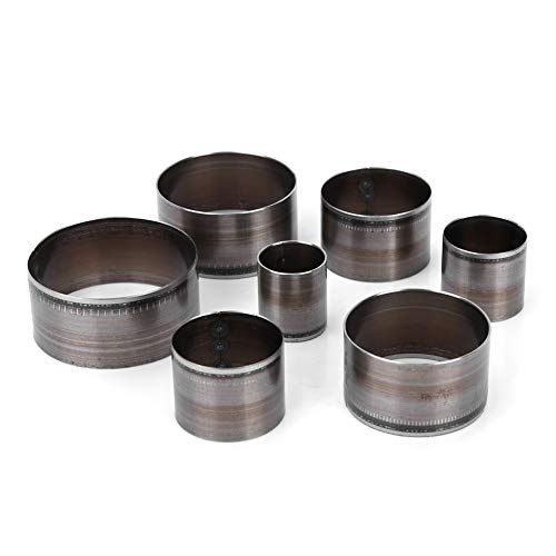 7-teiliger Lederstanzer, 7 Größen, Leder-Stanzformen-Set, Kreisförmige Stanzform mit Aufbewahrungsbox, Runde Lochstanzer-Schneideform für Lederhandwerk und -Projekte 7-teiliger Lederstanzer, 7 Größen, Leder-Stanzformen-Set, Kreisförmige Stanzform mit Aufbewahrungsbox, Runde Lochstanzer-Schneideform für Lederhandwerk und -Projekte von Yechiry