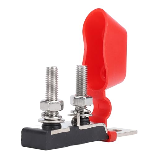 Dual Terminal Sicherungsblock, DC58V M8 Doppelstollen MRBF Sicherungshalter für das Auto für das Auto -Marine -Boot, RV, Batteriehalter mit Marine Bewertet (Keine Sicherung) von Yechiry