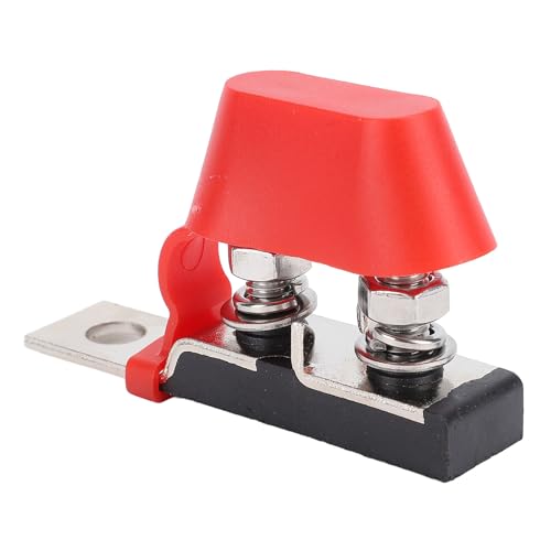 Dual Terminal Sicherungsblock, DC58V M8 Doppelstollen MRBF Sicherungshalter für das Auto für das Auto -Marine -Boot, RV, Batteriehalter mit Marine Bewertet (mit zwei 100A von Yechiry