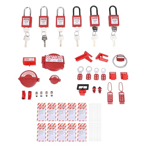 Lockout -Tagout -Kit Elektrisches Loto, Klemme auf Locker Lockout, Gruppen HaSPs, Tag, Sicherheitsvorhängeschlösser, Nylonbindungen mit Werkzeugkasten, Elektrosperrungskit Lockout -Tagout -Kit Elektrisches Loto, Klemme auf Locker Lockout, Gruppen HaSPs, Tag, Sicherheitsvorhängeschlösser, Nylonbindungen mit Werkzeugkasten, Elektrosperrungskit von Yechiry