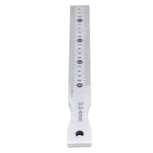 Yechiry Edelstahl-Verjüngungsmessung ， 0,2-4 Mm Bereichsspaltmessung von 0,05 Mm Genauigkeit, Multifunktionaler Taper-Knebel mit Klaren Maßstäben für den Bau, Eisenbahn, Keramik, von Yechiry