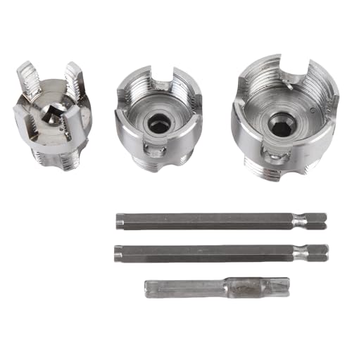 Yechiry Integriertes Rohrgewindewerkzeug, PVC -Rohrgewinde -Sanitär -Werkzeug 1/4in -Hex Shank G1/2 G3/4 G1 Paspelfäden -Maker -Werkzeuge für PVC -PPR -Kunststoffrohre Yechiry Integriertes Rohrgewindewerkzeug, PVC -Rohrgewinde -Sanitär -Werkzeug 1/4in -Hex Shank G1/2 G3/4 G1 Paspelfäden -Maker -Werkzeuge für PVC -PPR -Kunststoffrohre von Yechiry