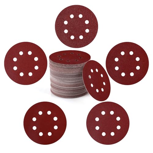 100 Stück 125mm Schleifpapier Klett Schleifpapier Schleifscheiben für Exzenterschleifer 40, 80, 120, 180, 240 Körnung 100 Stück 125mm Schleifpapier Klett Schleifpapier Schleifscheiben für Exzenterschleifer 40, 80, 120, 180, 240 Körnung von Yechok