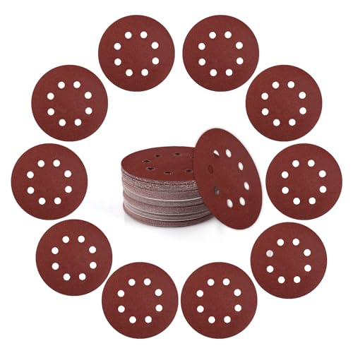 50 Stück Schleifpapier 125mm Klett Schleifscheiben Rund 8 Loch für Exzenterschleifer Exzenter Runde Schleifpapier 150 Körnung 50 Stück Schleifpapier 125mm Klett Schleifscheiben Rund 8 Loch für Exzenterschleifer Exzenter Runde Schleifpapier 150 Körnung von Yechok