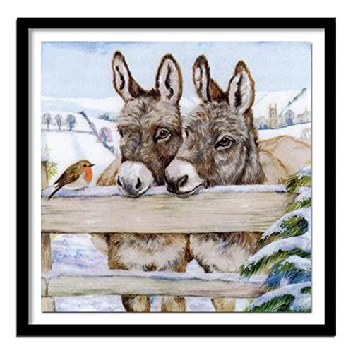 Yeecer DIY Diamond Painting Tier Esel 5D Adult Kinder Diamant Painting Bilder Kits,Full Drill Strass Stickerei Kreuzstich Diamant Malerei Mosaik Kunsthandwerk für Home Wall Decor Square drill,50x50cm Yeecer DIY Diamond Painting Tier Esel 5D Adult Kinder Diamant Painting Bilder Kits,Full Drill Strass Stickerei Kreuzstich Diamant Malerei Mosaik Kunsthandwerk für Home Wall Decor Square drill,50x50cm von Yeecer