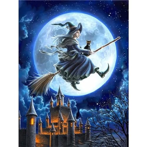Yeecer Hexe Malen nach Zahlen Erwachsene ohne Rahmen Malen Nach Zahlen Kits DIY Ölgemälde Leinwand Gemälde Set mit Pinsels und Farbe Acryl Malerei für Erwachsene Geschenk für Home Deko,40x50cm Yeecer Hexe Malen nach Zahlen Erwachsene ohne Rahmen Malen Nach Zahlen Kits DIY Ölgemälde Leinwand Gemälde Set mit Pinsels und Farbe Acryl Malerei für Erwachsene Geschenk für Home Deko,40x50cm von Yeecer