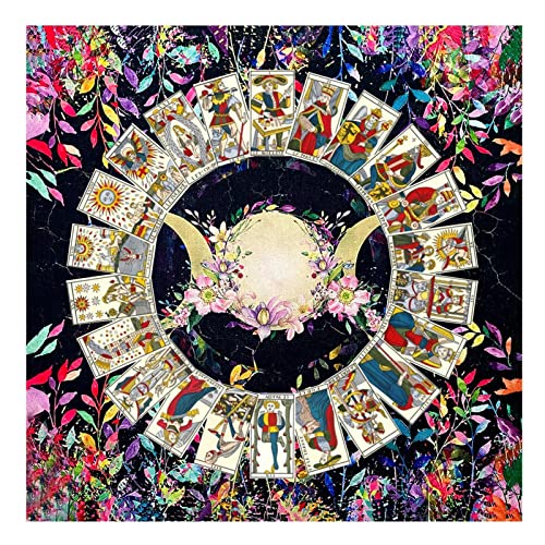 Yeeda Tarot-Tuch, Tarot Tischdecke Tarot Hexerei Spread Tischdecke Meditations-Spirituelles Heiliges Tuch, Altar Tuch Tuch Tisch Läufer Tischset Für Home Wohnheim Glück Yeeda Tarot-Tuch, Tarot Tischdecke Tarot Hexerei Spread Tischdecke Meditations-Spirituelles Heiliges Tuch, Altar Tuch Tuch Tisch Läufer Tischset Für Home Wohnheim Glück von Yeeda