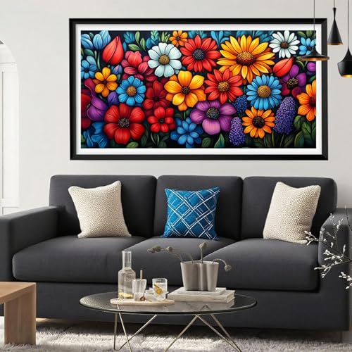 5D Diamond Painting Abstrakt, Sonnenblume Diamond Painting Erwachsene Bastelset,DIY Vollbohrer Diamant Malerei Basteln Erwachsene Anfänger Kreativ Set für Zimmer Deko Geschenke Frauen 40x100cm Y6-245 5D Diamond Painting Abstrakt, Sonnenblume Diamond Painting Erwachsene Bastelset,DIY Vollbohrer Diamant Malerei Basteln Erwachsene Anfänger Kreativ Set für Zimmer Deko Geschenke Frauen 40x100cm Y6-245 von Yeefion