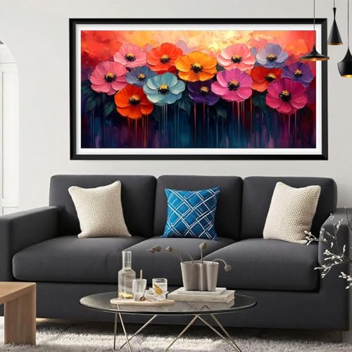 5D Diamond Painting Bunt, Blume Diamond Painting Erwachsene Bastelset, DIY Vollbohrer Diamant Malerei Basteln Erwachsene Anfänger Kreativ Set für Zimmer Deko Schlafzimmer Geschenke 30x60cm Y6-254 5D Diamond Painting Bunt, Blume Diamond Painting Erwachsene Bastelset, DIY Vollbohrer Diamant Malerei Basteln Erwachsene Anfänger Kreativ Set für Zimmer Deko Schlafzimmer Geschenke 30x60cm Y6-254 von Yeefion