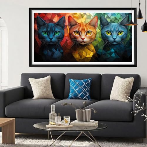 5D Diamond Painting Karikatur, Katze Diamond Painting Erwachsene Bastelset, DIY Vollbohrer Diamant Malerei Basteln Erwachsene Anfänger Kreativ Set für Zimmer Deko Geschenke für Frauen 100x200cm Y6-122 5D Diamond Painting Karikatur, Katze Diamond Painting Erwachsene Bastelset, DIY Vollbohrer Diamant Malerei Basteln Erwachsene Anfänger Kreativ Set für Zimmer Deko Geschenke für Frauen 100x200cm Y6-122 von Yeefion