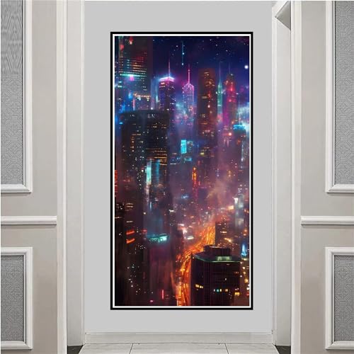 DIY 5D Diamond Painting xxl 30x60cm Cyberpunk Diamond Painting mit Diamond Painting Zubehör Full Set, Stadt Diamant Painting Bilder Erwachsene/kinder Malen nach Zahlen, Zimmer Deko Geschenke YF-3064 DIY 5D Diamond Painting xxl 30x60cm Cyberpunk Diamond Painting mit Diamond Painting Zubehör Full Set, Stadt Diamant Painting Bilder Erwachsene/kinder Malen nach Zahlen, Zimmer Deko Geschenke YF-3064 von Yeefion