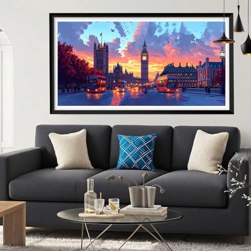 Diamond Painting Ägypten Diamant Painting Bilder Landschaft Full Drill Bastelset Erwachsene Anfänger DIY Strass Kristall Kunst Malerei,Stickerei Kreuzstich für Zimmer Deko Aesthetic 100 x 200 Y6-246 von Yeefion