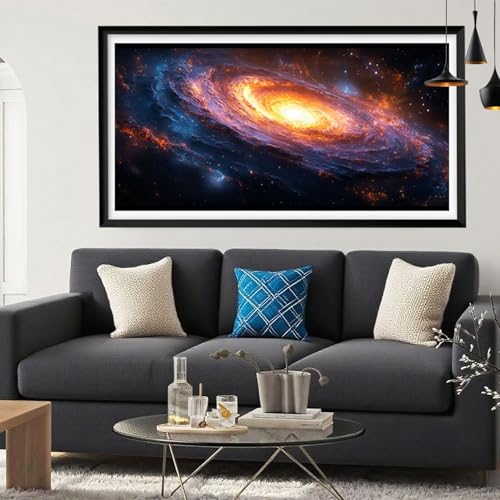 Diamond Painting Abstrakt Diamant Painting Bilder Strudel Full Drill Bastelset Erwachsene Anfänger 5D DIY Strass Kristall Kunst Malerei, Stickerei Kreuzstich für Zimmer Deko Aesthetic 100x200 Y6-237 von Yeefion