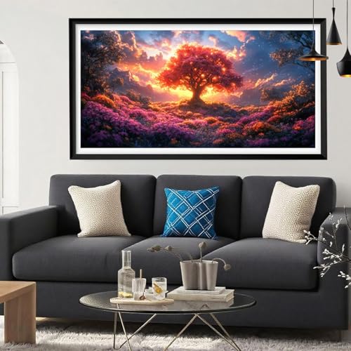 Diamond Painting Baum Diamant Painting Bilder Bauernhof Full Drill Bastelset Erwachsene Anfänger DIY Strass Kristall Kunst Malerei, Stickerei Kreuzstich für Wanddeko Aesthetic Geschenke 40x80 Y6-273 Diamond Painting Baum Diamant Painting Bilder Bauernhof Full Drill Bastelset Erwachsene Anfänger DIY Strass Kristall Kunst Malerei, Stickerei Kreuzstich für Wanddeko Aesthetic Geschenke 40x80 Y6-273 von Yeefion