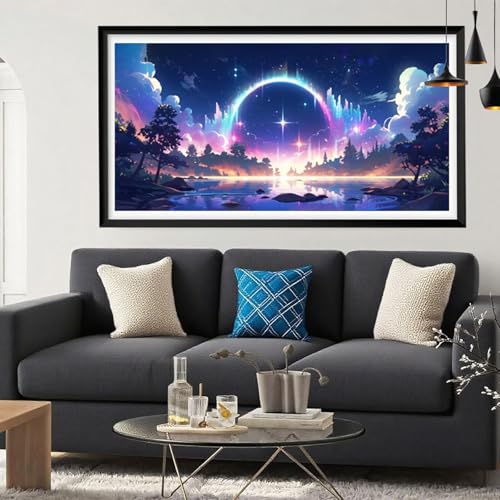 Diamond Painting Karikatur Diamond Painting Erwachsene Japan Full Drill Cross Stickerei Malerei Kits Groß XXL 100x200CM, 5D DIY Diamant Malerei Kreativ Set für Erwachsene Anfänger, Herbstdeko Y6-217 von Yeefion