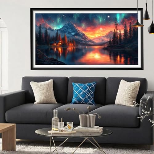 Diamond Painting Katze Diamant Painting Bilder Aurora Full Drill Bastelset Erwachsene Anfänger 5D DIY Strass Kristall Kunst Malerei, Stickerei Kreuzstich für Wanddeko Aesthetic Geschenke 90x180 Y6-141 Diamond Painting Katze Diamant Painting Bilder Aurora Full Drill Bastelset Erwachsene Anfänger 5D DIY Strass Kristall Kunst Malerei, Stickerei Kreuzstich für Wanddeko Aesthetic Geschenke 90x180 Y6-141 von Yeefion