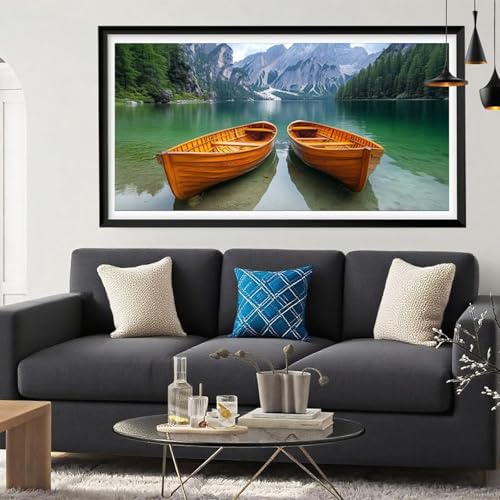 Diamond Painting Landschaft Diamant Painting Bilder Boot Full Drill Bastelset Erwachsene Anfänger 5D DIY Strass Kristall Kunst Malerei, Stickerei Kreuzstich für Zimmer Deko Aesthetic 30x60 Y6-225 Diamond Painting Landschaft Diamant Painting Bilder Boot Full Drill Bastelset Erwachsene Anfänger 5D DIY Strass Kristall Kunst Malerei, Stickerei Kreuzstich für Zimmer Deko Aesthetic 30x60 Y6-225 von Yeefion