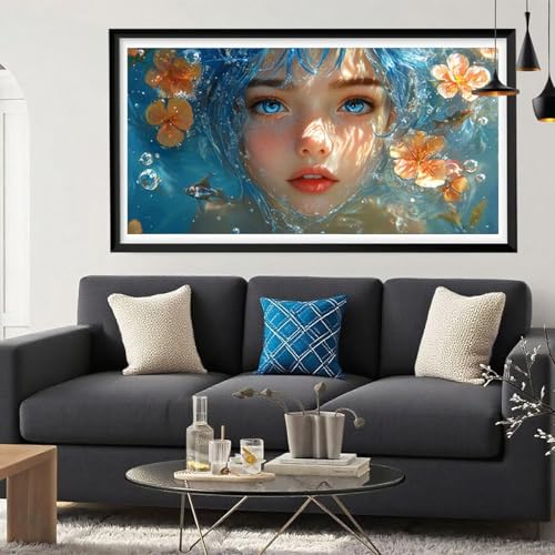 Diamond Painting Niedlich Diamant Painting Bilder Frau Full Drill Bastelset Erwachsene Anfänger 5D DIY Strass Kristall Kunst Malerei, Stickerei Kreuzstich für Zimmer Deko Aesthetic 30 x 60 Y6-264 Diamond Painting Niedlich Diamant Painting Bilder Frau Full Drill Bastelset Erwachsene Anfänger 5D DIY Strass Kristall Kunst Malerei, Stickerei Kreuzstich für Zimmer Deko Aesthetic 30 x 60 Y6-264 von Yeefion