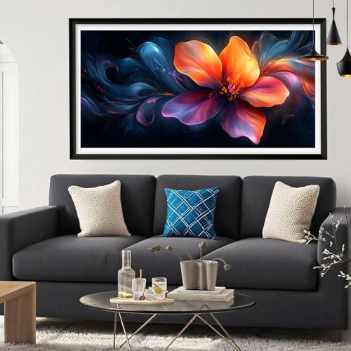 Diamond Painting Orchidee Diamond Painting Erwachsene Herbst Full Drill Cross Stickerei Malerei Kits Groß XXL 30x60CM, 5D DIY Diamant Malerei Kreativ Set für Erwachsene Anfänger,Deko Wohnzimmer Y6-259 von Yeefion