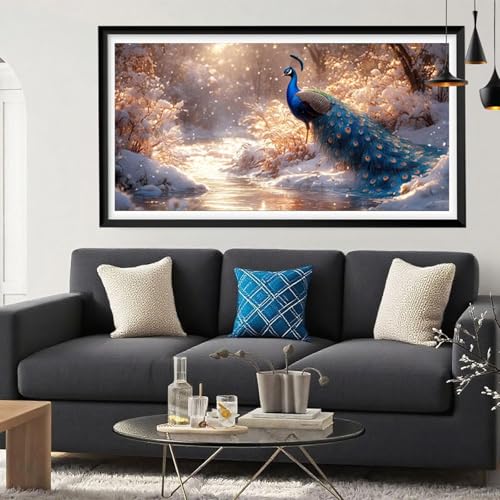 Diamond Painting Phönix Diamant Painting Bilder Tier Full Drill Bastelset Erwachsene Anfänger 5D DIY Strass Kristall Kunst Malerei, Stickerei Kreuzstich für Zimmer Deko Aesthetic 100 x 200 Y6-282 von Yeefion