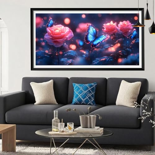 Diamond Painting Schmetterling Diamant Painting Bilder Anlage Full Drill Bastelset Erwachsene Anfänger DIY Strass Kristall Kunst Malerei,Stickerei Kreuzstich für Zimmer Deko Aesthetic 100x200 Y6-117 Diamond Painting Schmetterling Diamant Painting Bilder Anlage Full Drill Bastelset Erwachsene Anfänger DIY Strass Kristall Kunst Malerei,Stickerei Kreuzstich für Zimmer Deko Aesthetic 100x200 Y6-117 von Yeefion