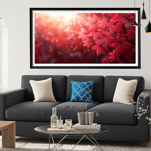 Diamond Painting Sonnenlicht Diamond Painting Erwachsene Ahornblatt Full Drill Cross Stickerei Malerei Kits Groß XXL 30x60CM, 5D DIY Diamant Malerei Kreativ Set für Erwachsene Anfänger, Deko Y6-289 Diamond Painting Sonnenlicht Diamond Painting Erwachsene Ahornblatt Full Drill Cross Stickerei Malerei Kits Groß XXL 30x60CM, 5D DIY Diamant Malerei Kreativ Set für Erwachsene Anfänger, Deko Y6-289 von Yeefion