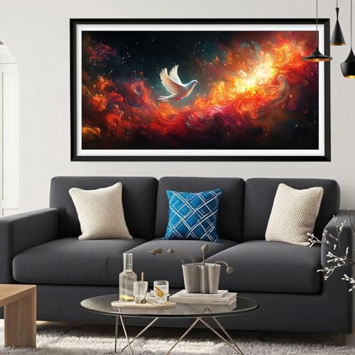 Diamond Painting Tier Diamond Painting Erwachsene Taube Full Drill Cross Stickerei Malerei Kits Groß XXL 40x80cm, 5D DIY Diamant Malerei Kreativ Set für Erwachsene Anfänger, Wanddeko Wohnzimmer Y6-106 Diamond Painting Tier Diamond Painting Erwachsene Taube Full Drill Cross Stickerei Malerei Kits Groß XXL 40x80cm, 5D DIY Diamant Malerei Kreativ Set für Erwachsene Anfänger, Wanddeko Wohnzimmer Y6-106 von Yeefion