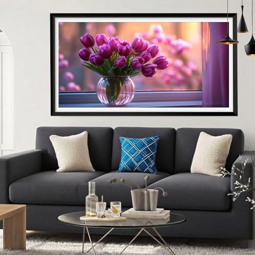 Diamond Painting Vase Diamond Painting Erwachsene Anlage Full Drill Cross Stickerei Malerei Kits Groß XXL 60x120CM, 5D DIY Diamant Malerei Kreativ Set für Erwachsene Anfänger, Deko Wohnzimmer Y6-139 Diamond Painting Vase Diamond Painting Erwachsene Anlage Full Drill Cross Stickerei Malerei Kits Groß XXL 60x120CM, 5D DIY Diamant Malerei Kreativ Set für Erwachsene Anfänger, Deko Wohnzimmer Y6-139 von Yeefion