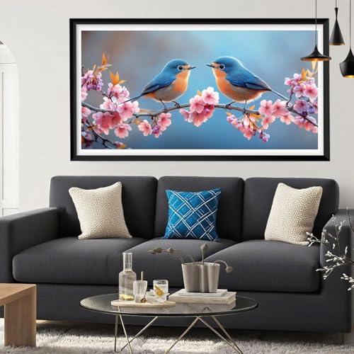 Diamond Painting Vogel Diamant Painting Bilder Karikatur Full Drill Bastelset Erwachsene Anfänger 5D DIY Strass Kristall Kunst Malerei, Stickerei Kreuzstich für Zimmer Deko Aesthetic 70x140 Y6-147 Diamond Painting Vogel Diamant Painting Bilder Karikatur Full Drill Bastelset Erwachsene Anfänger 5D DIY Strass Kristall Kunst Malerei, Stickerei Kreuzstich für Zimmer Deko Aesthetic 70x140 Y6-147 von Yeefion