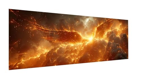 Diamond Painting XXL 300x100cm, 5D Diamond Painting Erwachsene Phönix Diamant Painting Bilder Tier, DIY Diamond Painting Eckige Steine Mosaikherstellung, für Zimmer Deko, Weihnachten Geschenke YF-250 Diamond Painting XXL 300x100cm, 5D Diamond Painting Erwachsene Phönix Diamant Painting Bilder Tier, DIY Diamond Painting Eckige Steine Mosaikherstellung, für Zimmer Deko, Weihnachten Geschenke YF-250 von Yeefion
