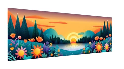 Diamond Painting XXL 60x20cm,5D Diamond Painting Erwachsene Karikatur Diamant Painting Bilder Landschaft,DIY Diamond Painting Eckige Steine Mosaikherstellung,für Halloween Zimmer Deko,Geschenke YF-94 Diamond Painting XXL 60x20cm,5D Diamond Painting Erwachsene Karikatur Diamant Painting Bilder Landschaft,DIY Diamond Painting Eckige Steine Mosaikherstellung,für Halloween Zimmer Deko,Geschenke YF-94 von Yeefion