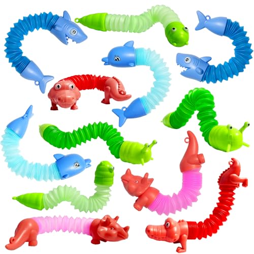 Yeefunjoy 12 Stück Pop Tubes, Anti Stress Fidget Toys, Sensorisches Spielzeug Drehbares 360°, Mitgebsel Kindergeburtstag,Lustiges Pädagogisches Stressabbau-Spielzeug Geschenk für Kinder und Erwachsene Yeefunjoy 12 Stück Pop Tubes, Anti Stress Fidget Toys, Sensorisches Spielzeug Drehbares 360°, Mitgebsel Kindergeburtstag,Lustiges Pädagogisches Stressabbau-Spielzeug Geschenk für Kinder und Erwachsene von Yeefunjoy