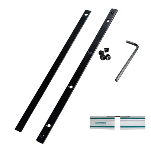 Yeeliv 2 Stück Führungsschienenverbinder für Makita Festool, schwarz, Führungsschienenverbinder-Set, Führungsschiene für Festool, Vorhangschienen-Zubehör Yeeliv 2 Stück Führungsschienenverbinder für Makita Festool, schwarz, Führungsschienenverbinder-Set, Führungsschiene für Festool, Vorhangschienen-Zubehör von Yeeliv