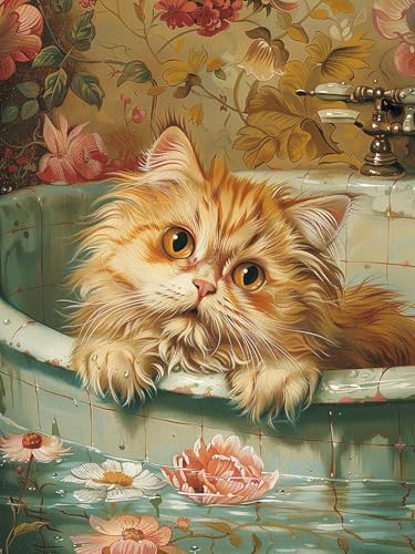 Yeerumo DIY Diamond Painting Zubehör Katze Full Set, 5D Malerei Diamant Painting Bilder Tier Kristallstickerei Kreuzstich Home Schlafzimmer Büro Wanddekoration 30x40cm Yeerumo DIY Diamond Painting Zubehör Katze Full Set, 5D Malerei Diamant Painting Bilder Tier Kristallstickerei Kreuzstich Home Schlafzimmer Büro Wanddekoration 30x40cm von Yeerumo