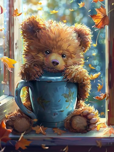 Yeerumo DIY Diamond Painting Zubehör Tragen Full Set, 5D Malerei Diamant Painting Bilder Tier Kristallstickerei Kreuzstich Home Schlafzimmer Büro Wanddekoration 30x40cm von Yeerumo